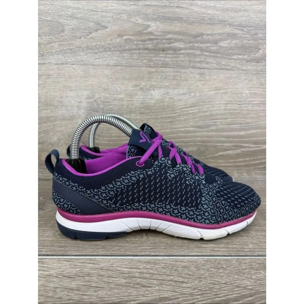 Vionic 335 Sierra Women’s S 6.5 Navy Blue Purple Low Top Lace Up Sneakers